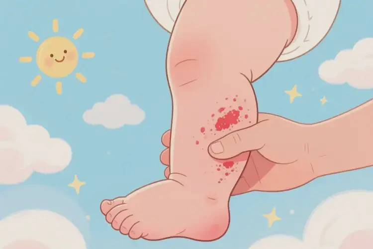 嬰幼兒小腿上經(jīng)常起濕疹不管它會(huì)自己好嗎(圖2)