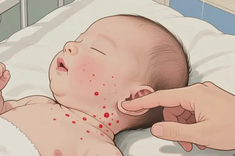 嬰幼兒脖子出現(xiàn)濕疹不管它會(huì)自己自愈嗎(圖2)