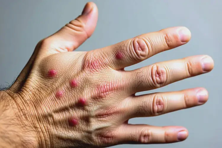 男生手上出濕疹不管它會(huì)自己好嗎(圖2)