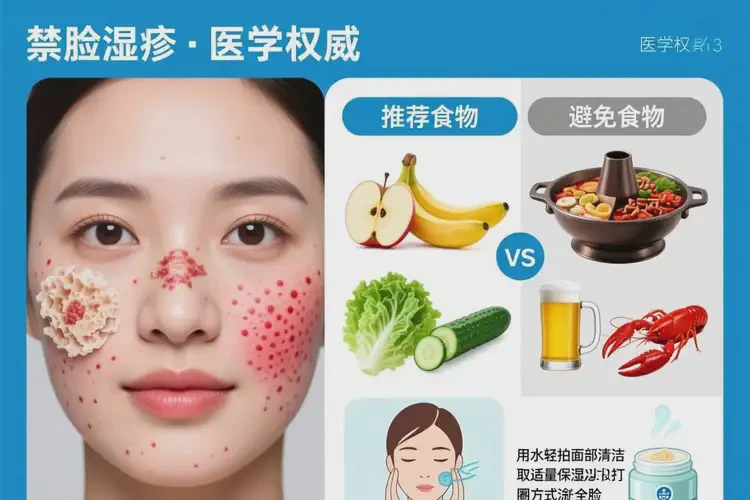 面部容易起濕疹需要嚴格避免哪些食物(圖1)