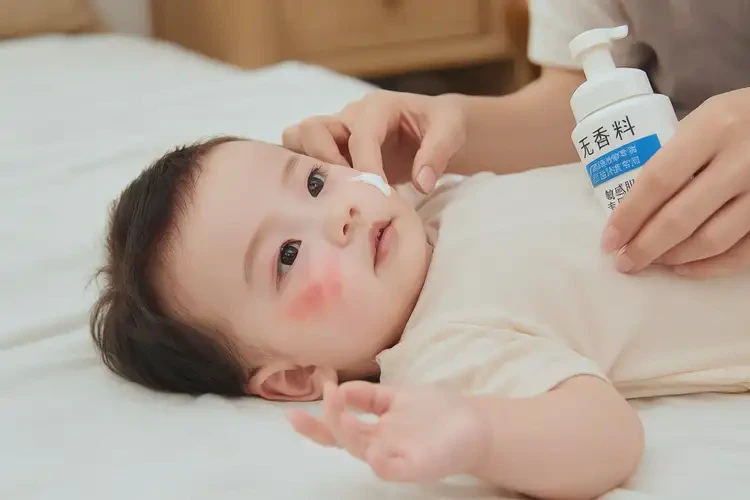 寶寶臉上容易起濕疹可不可以自愈(圖4)
