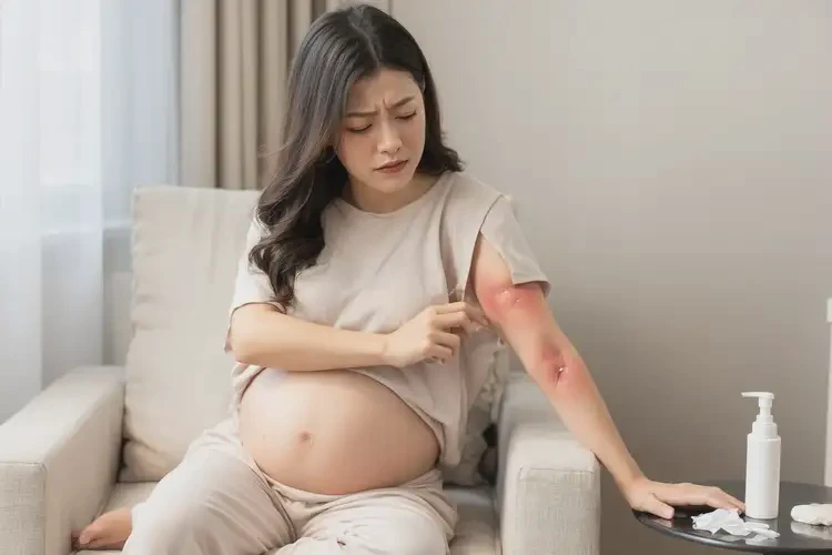 孕婦屁股上出濕疹不管它會自己自愈嗎(圖4)