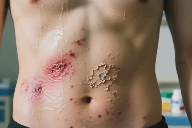 男生肚子有濕疹能徹底自愈嗎(圖1)