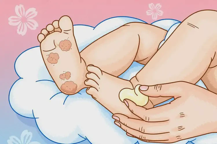 幼兒腳上的濕疹怎么治療(圖2)