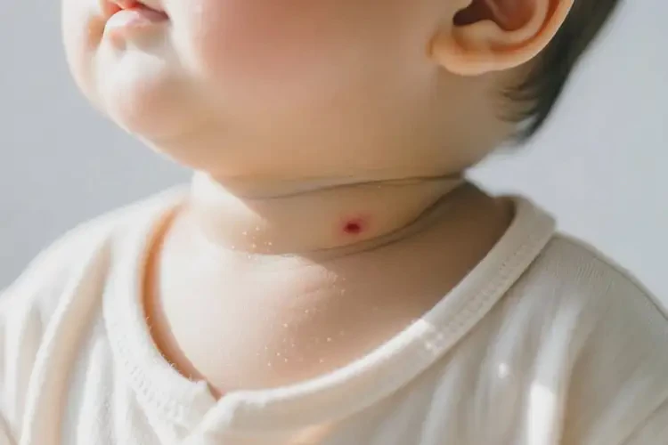小兒脖子出現(xiàn)濕疹可以自愈嗎(圖3)