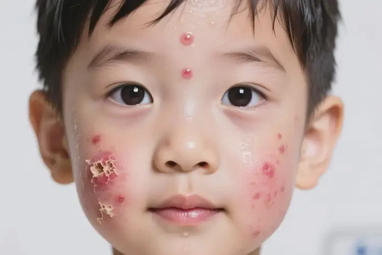 少兒臉上長(zhǎng)濕疹可不可以自愈(圖3)