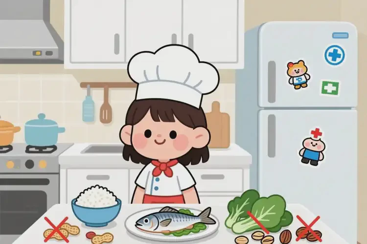 兒童全身出現(xiàn)濕疹后不可以吃哪些食物(圖2)