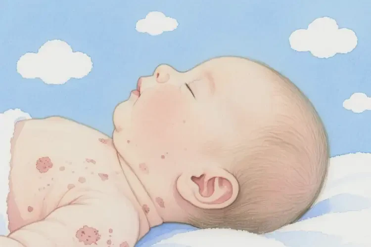 嬰幼兒脖子上偶爾長(zhǎng)濕疹能徹底自愈嗎(圖3)