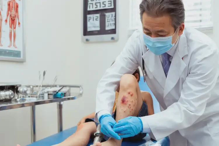 少兒小腿上起濕疹能徹底自愈嗎(圖2)