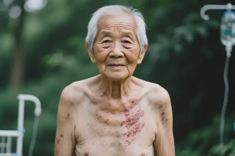 老年人全身容易起濕疹不管它會(huì)自己痊愈嗎(圖1)