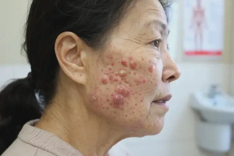 女生脖子容易起湿疹不管它会自己自愈吗(图2)