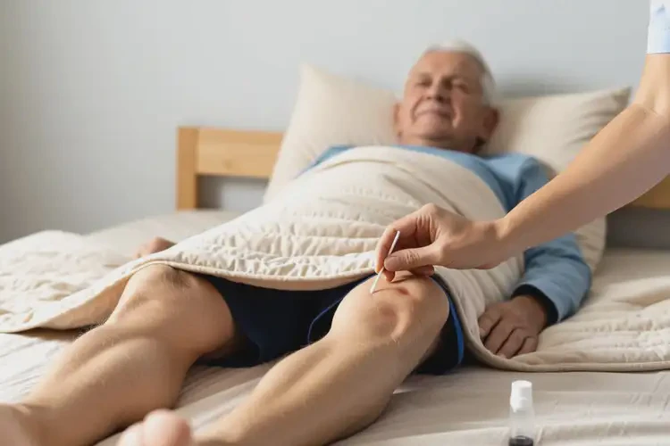 高齡老人大腿出現(xiàn)濕疹不管它會(huì)自己痊愈嗎(圖3)