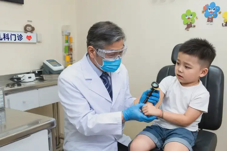 孩子全身偶爾長濕疹能徹底自愈嗎(圖1)