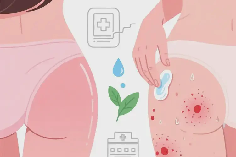 女人屁股容易起濕疹可以徹底自愈嗎(圖4)