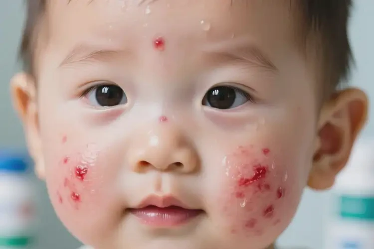 幼兒臉上有濕疹怎么算是痊愈(圖1)