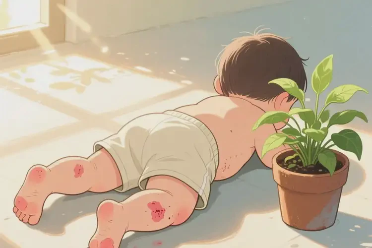 小孩小腿出現(xiàn)濕疹會自己好嗎(圖2)