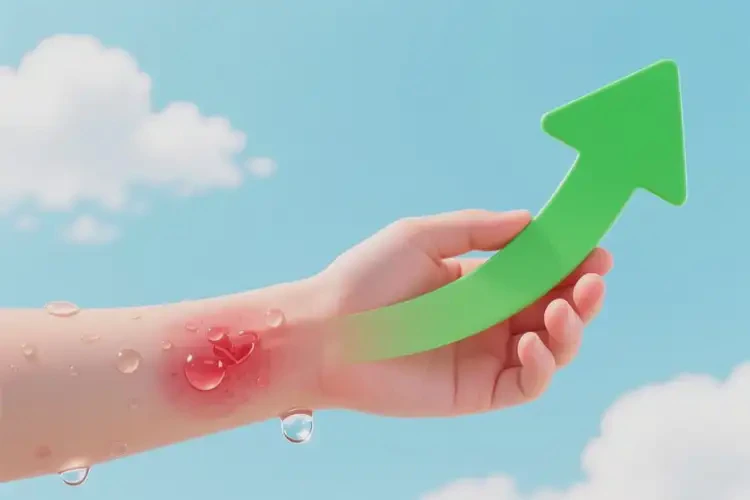 青少年手臂有濕疹能靠自己自愈嗎(圖1)