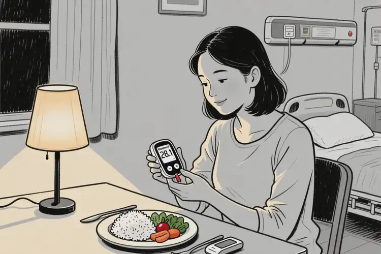 女性晚餐血糖28(圖1)