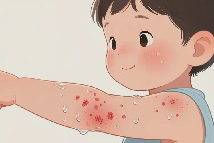 小孩手臂出濕疹不管它會自己好嗎(圖3)