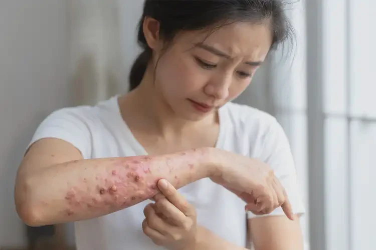 女生身上起濕疹不管它會自己好嗎(圖4)