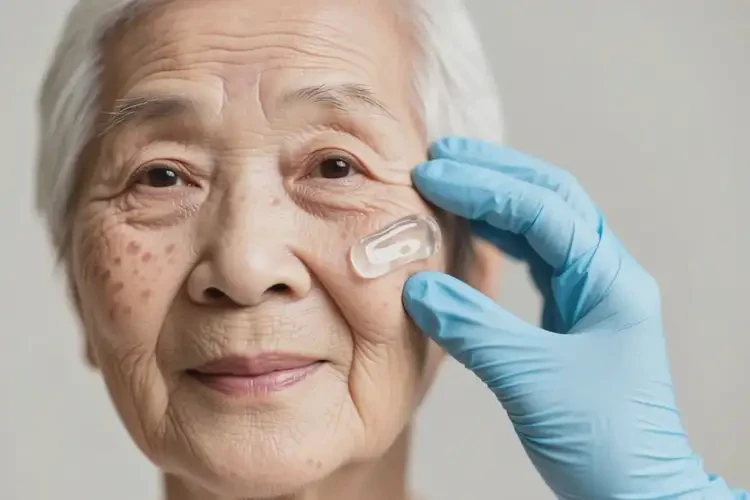 老年人面部容易長濕疹能夠治愈嗎(圖1)