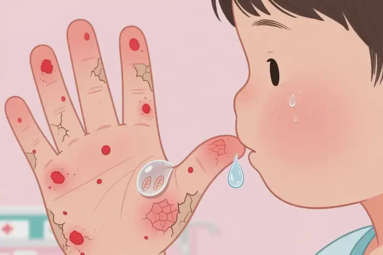 孩子手上偶爾長(zhǎng)濕疹能徹底自愈嗎(圖2)