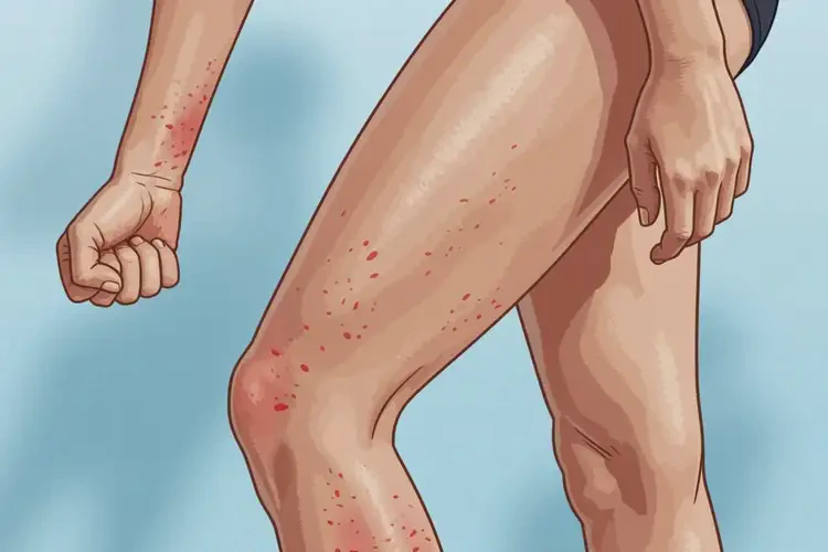 女性四肢有濕疹不管它會(huì)自己好嗎(圖2)