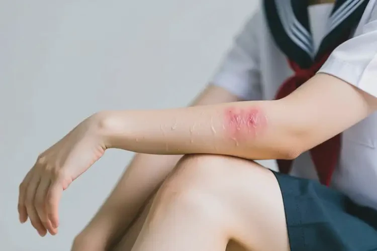 大學(xué)生手臂出濕疹可以徹底自愈嗎(圖2)