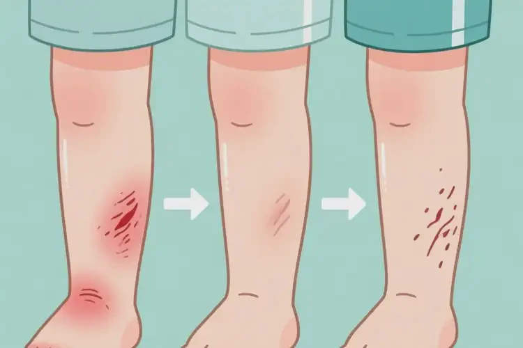 兒童小腿經(jīng)常起濕疹可以自愈嗎(圖1)