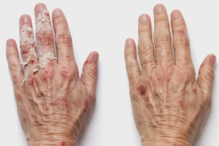 老年人手上經(jīng)常起濕疹怎么算是痊愈(圖3)