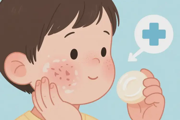 小孩面部容易起濕疹能夠徹底治愈嗎(圖3)