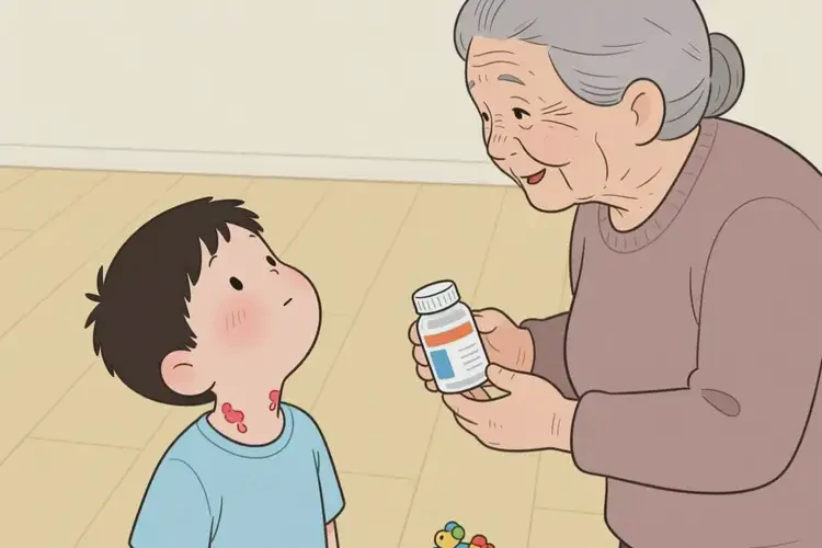 少兒脖子出濕疹能靠自己自愈嗎(圖1)