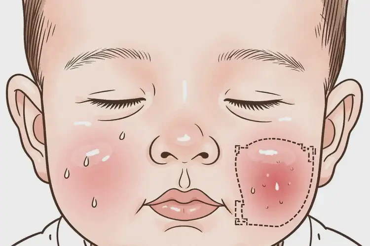 小兒面部出濕疹能徹底自愈嗎(圖1)