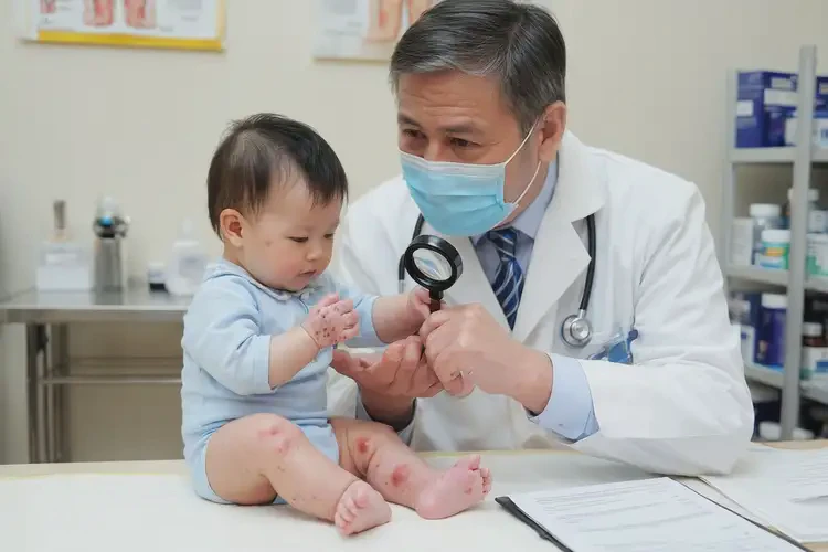 嬰兒手上偶爾長濕疹不管它會自己好嗎(圖1)