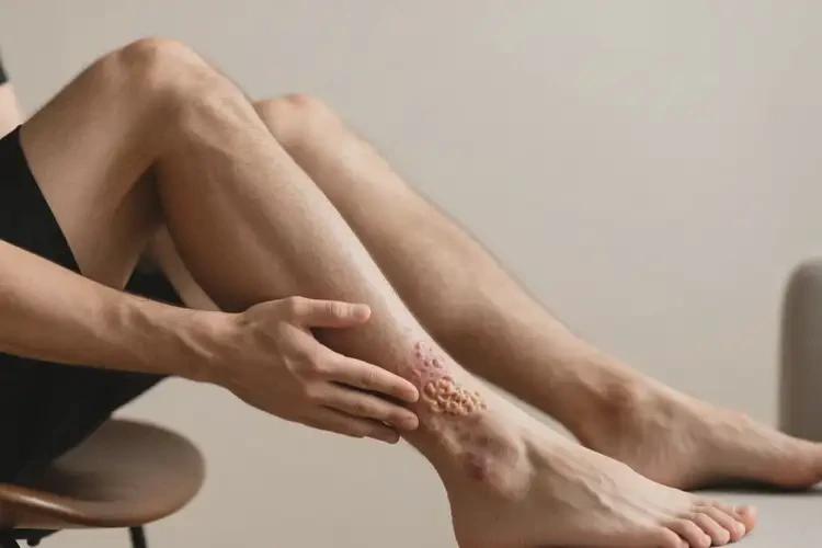 男人小腿上出濕疹不管它會自己痊愈嗎(圖3)