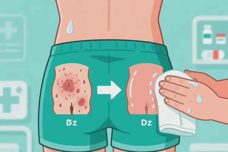 青年人屁股偶爾起濕疹能夠治愈嗎(圖1)