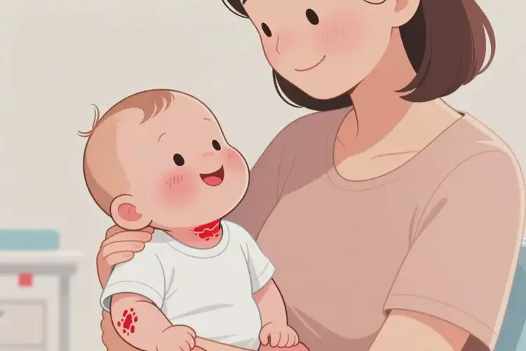 婴幼儿脖子上出湿疹会自己好吗(图2)