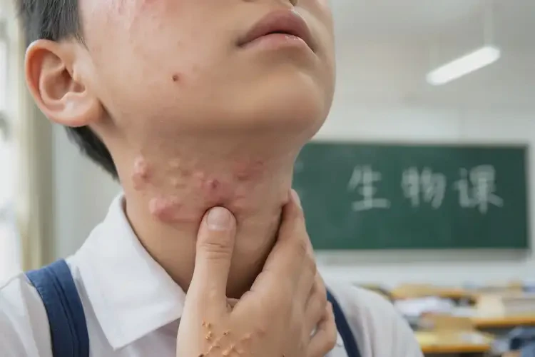 中學(xué)生脖子起濕疹能不能徹底自愈(圖4)