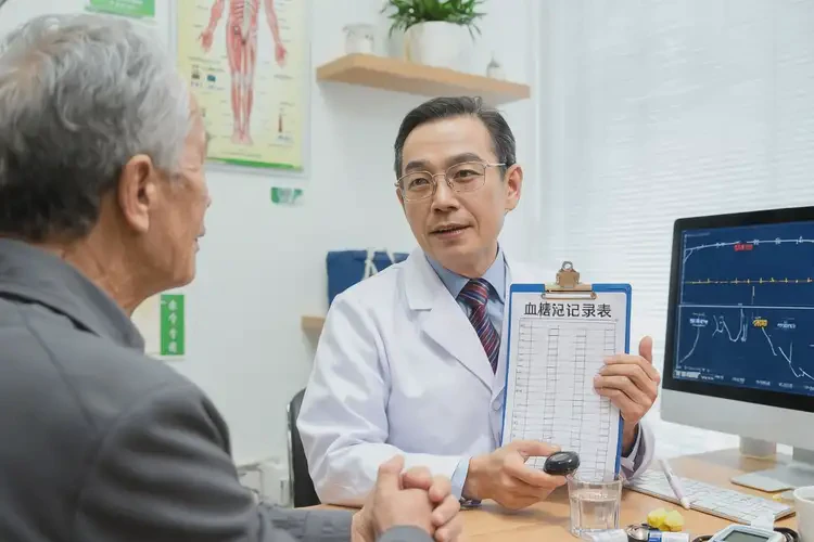 64岁晚餐血糖23(图1)