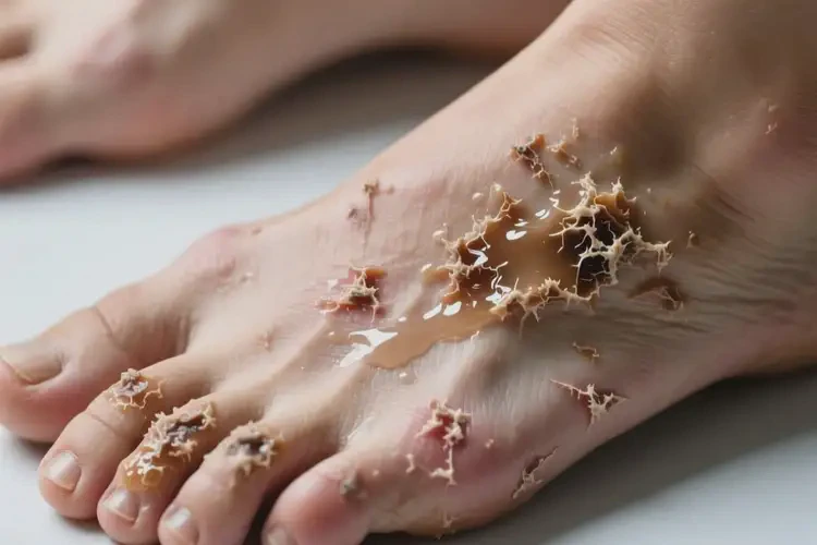 腳上經(jīng)常起濕疹有什么容易引發(fā)癥狀(圖1)