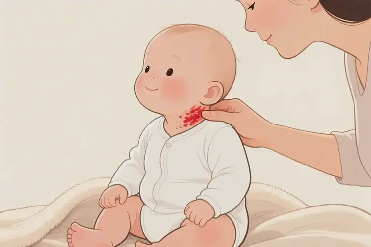 婴幼儿脖子上出湿疹会自己好吗(图4)
