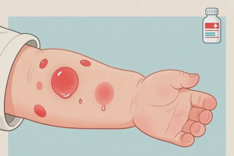 幼兒手臂上出現(xiàn)濕疹能自愈嗎(圖4)