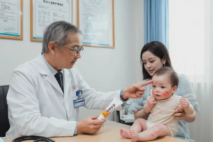 寶寶出現(xiàn)濕疹康復(fù)的全過程(圖3)