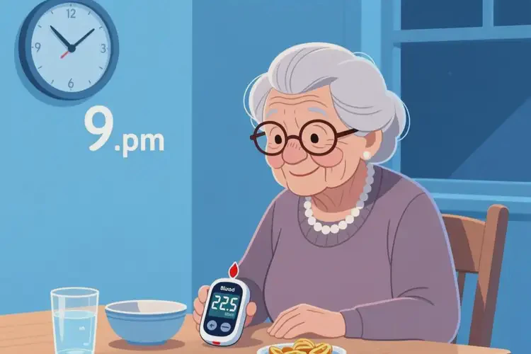 老年人晚上血糖22(图1)
