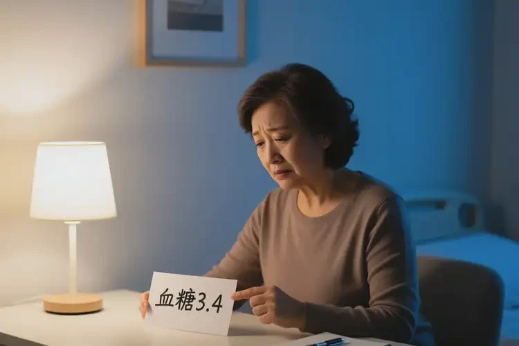 更年期女性晚上血糖3點4是怎么回事(圖1)