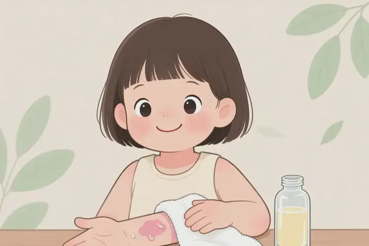 小孩手上經(jīng)常起濕疹不管它會自己好嗎(圖3)