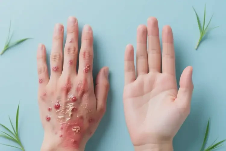 男人經(jīng)常長(zhǎng)濕疹怎么算是痊愈(圖2)