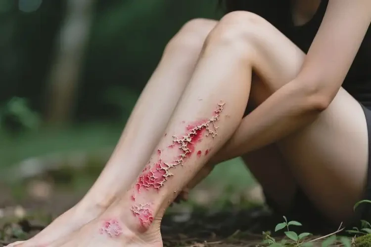 女人小腿有濕疹不管它會自己自愈嗎(圖2)