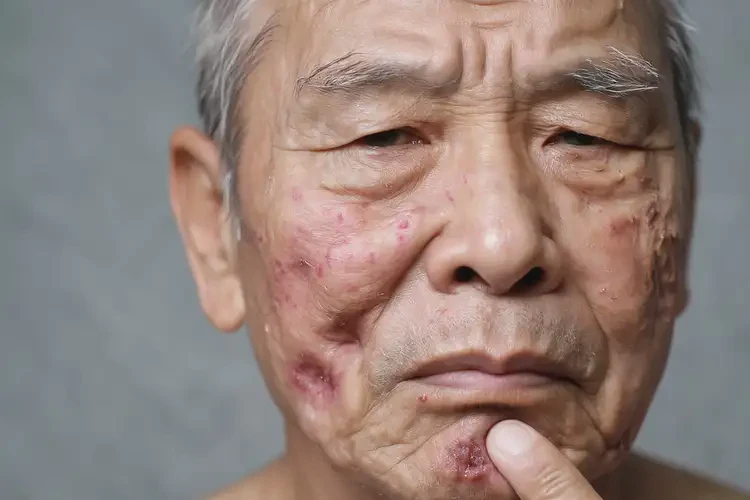 老年人脖子上有濕疹能不能自愈(圖4)