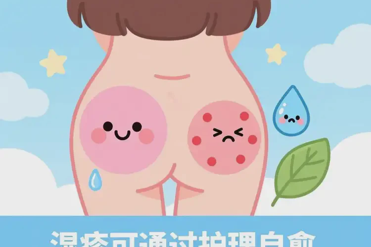 女人屁股容易起濕疹可以徹底自愈嗎(圖1)